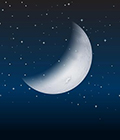 croissant de lune en arabe
